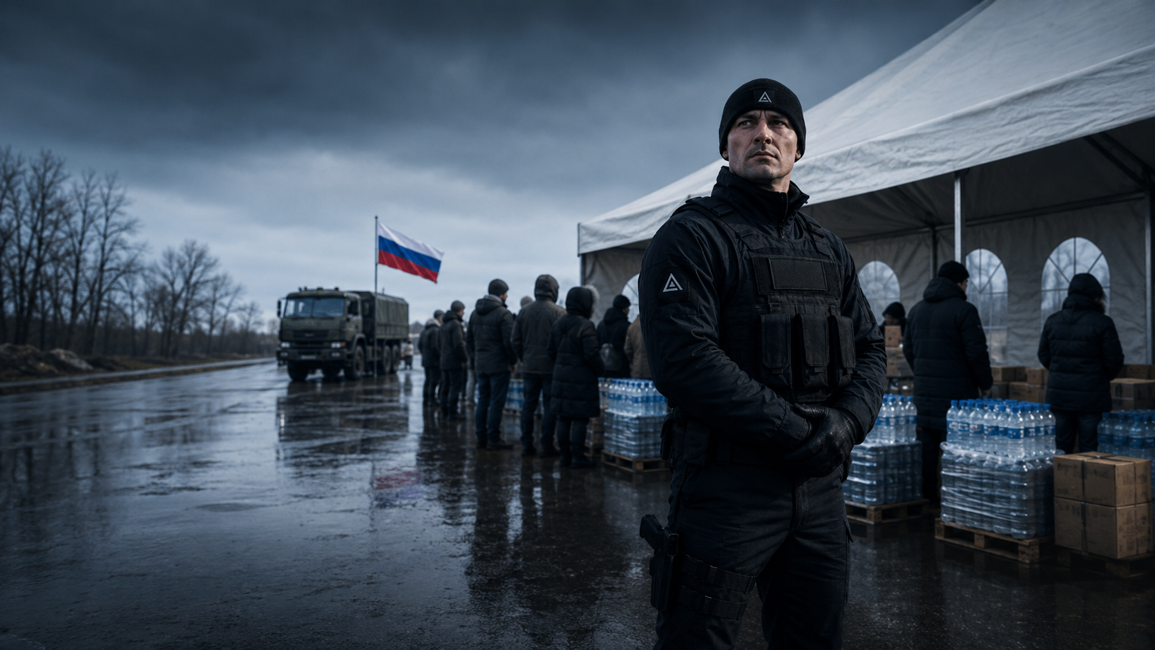 Охрана гуманитарных пунктов